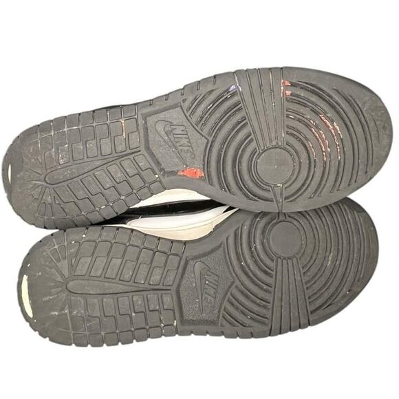 Mens Nike Dunk Low Retro DD1391-100 Leather Athletic Sneaker Shoes Size 8 Black - Picture 4 of 6